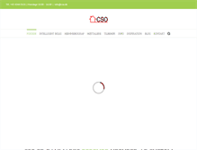 Tablet Screenshot of cso.dk