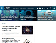 Tablet Screenshot of cso.com.au